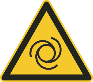Warnzeichen Aufkleber DIN ISO 7010